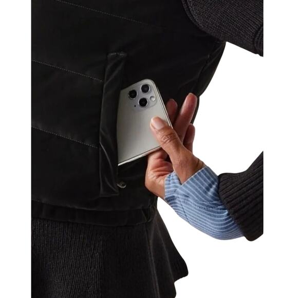 ATHLETA Hanover Hybrid Black Jacket, Size XL, New with Tag MSRP $259 - Picture 9 of 16